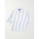 雅克慕斯 三角形宽松款 男士 条纹棉质府绸 衬衫 Jacquemus