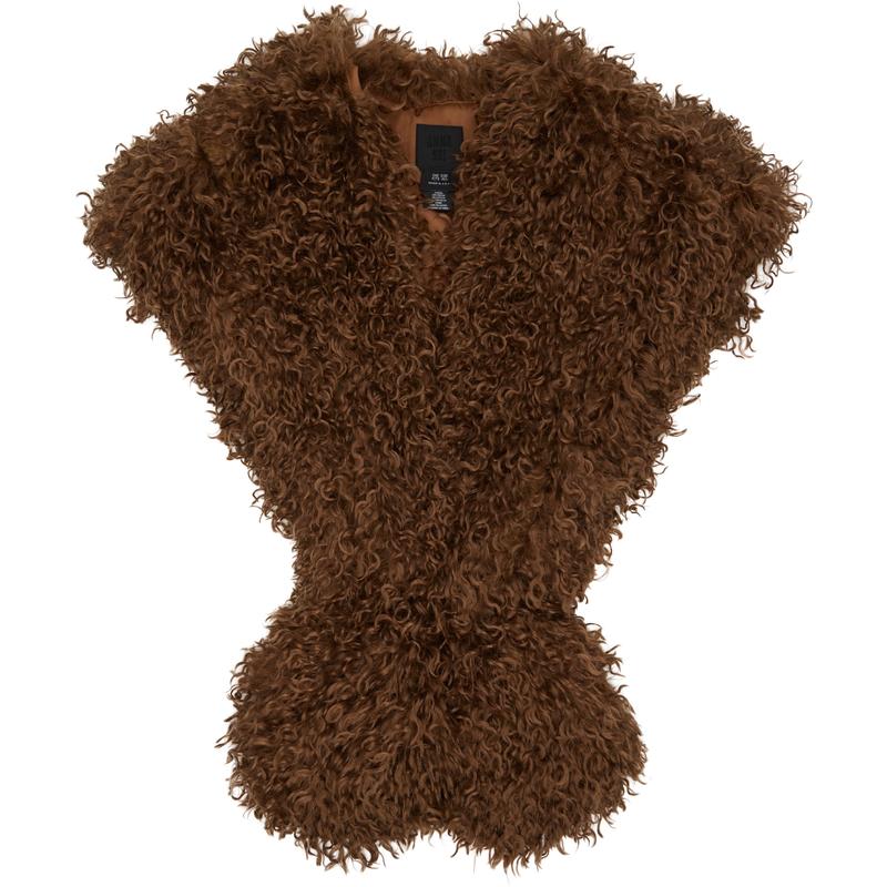 Anna Sui 女士 围巾 棕色 Faux Fur Shawl 围巾