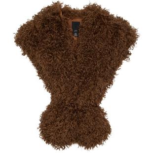 Anna Sui 女士 围巾 棕色 Faux Fur Shawl 围巾
