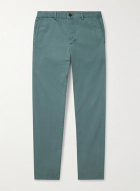 SID MASHBURN 男士 FW25 长裤 军装修身锥形件染棉质斜纹布裤子