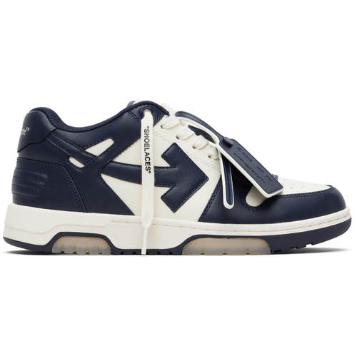Off-White 男士 运动鞋 白色  海军蓝 Out Of Office