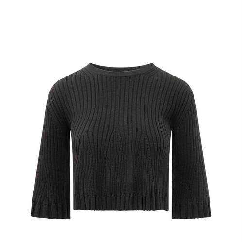 LOU LOU 女士 SS24 上衣 Ammi 罗纹针织