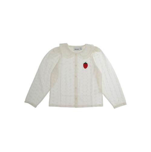 Mini Rodini 男童 FW25 衬衫 白色童装