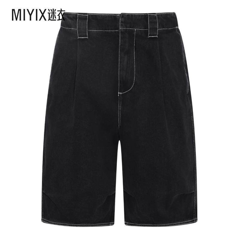 Sunnei 男士水洗黑色牛仔短裤 迷衣时尚,男装,短裤,淘宝优惠券,粉丝福利购,淘宝优惠卷