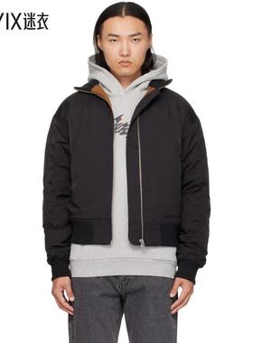 Dime MTL 男款黑色填充飞行员夹克 迷衣时尚