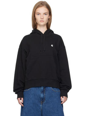 Carhartt WIP卡哈特 女士 卫衣 黑色 Casey 连帽衫