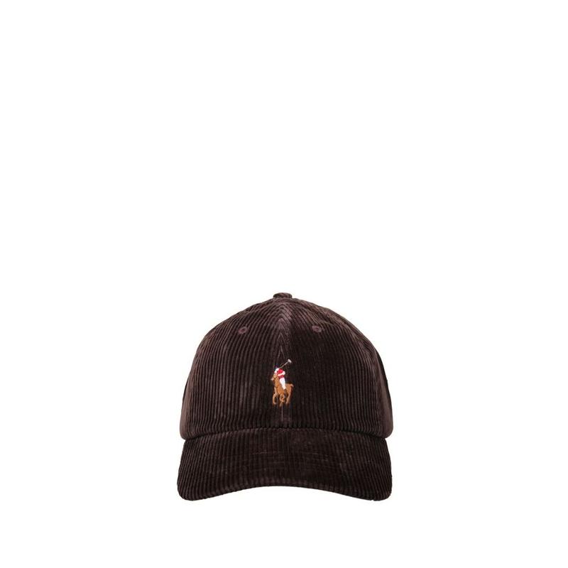 Polo Ralph Lauren 男士 FW25 棒球帽 標誌刺繡燈芯絨棒球帽