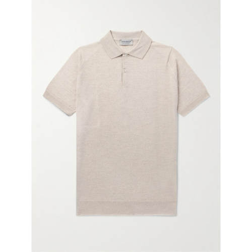 John Smedley 男士 衬衫 Payton 修身羊毛Polo衫