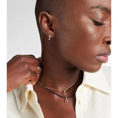 STONE AND STRAND 女士 耳环 Richie 10kt 金色钻石