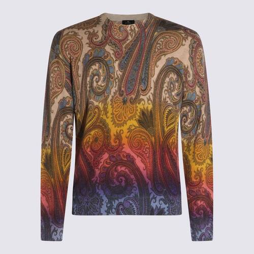 Etro 艾绰 男士 FW26 毛衣 多色羊毛佩斯利