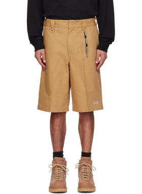 Mastermind Japan 男士 短裤 黄褐色 Dickies 联名 Duck 短裤