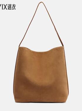 Aesther Ekme 女款Sac 柔软大号绒面革手提包 迷衣时尚