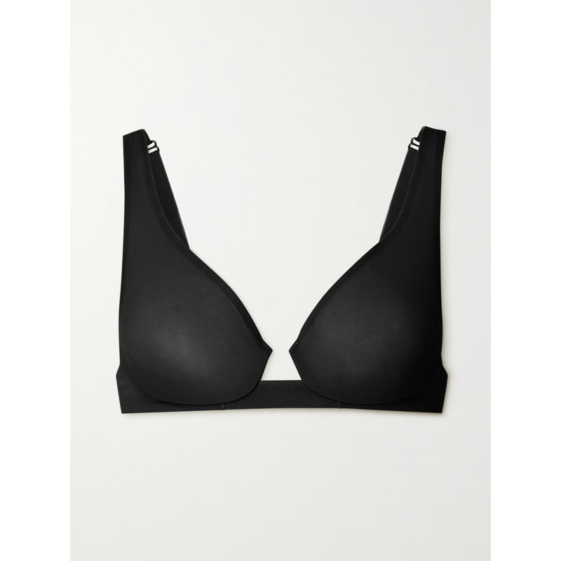 SKIMS 女士 CO 文胸 Naked 深 V 型文胸（颜色：Onyx）