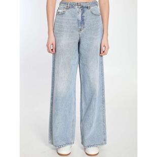 兹默曼 喇叭牛仔裤 女士 牛仔长裤 SS25 Zimmermann