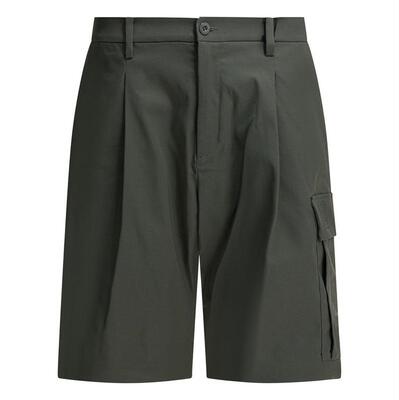 C.P. Company 男士 SS26 短裤 C.P. 公司褶皱工装
