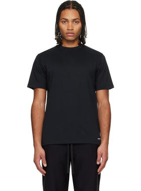 Carhartt WIP 卡哈特 男士 T恤 两件装黑色 Standard Crew Neck