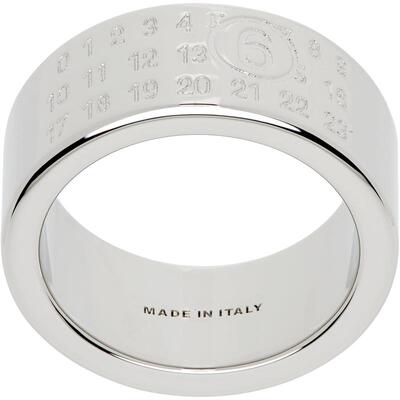 MM6 Maison Margiela马吉拉男士Numeric Minimal Signature 戒指