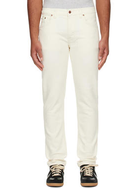 Nudie Jeans 男士 牛仔长裤 灰白色 Solid Ollie 牛仔裤