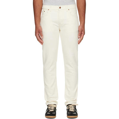 Nudie Jeans 男士 牛仔长裤 灰白色 Solid Ollie 牛仔裤