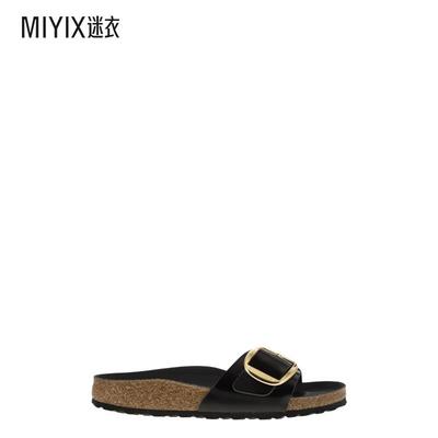 Birkenstock勃肯 女款MADRID BIG 搭扣平底凉鞋 迷衣时尚