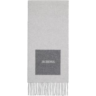 男士 Rond 围巾 The Carré 灰色 Jacquemus