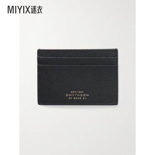 Smythson 男款Panama 斜行纹理皮革卡套 迷衣时尚