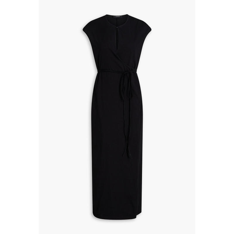 A EMERY 女士 中长连衣裙 Leigh 棉针织中长缠绕式连衣裙