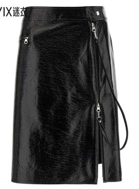 【早秋新品】Courrèges 女款COURREGES PRE 黑色半身裙 迷衣时尚