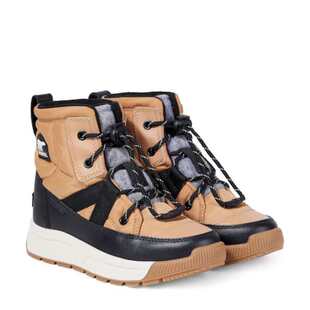 SOREL 冰熊 男童 靴子 Whitney™ 皮革边童鞋