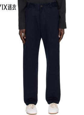 Studio Nicholson 男士黑色 Bill 长裤 迷衣时尚