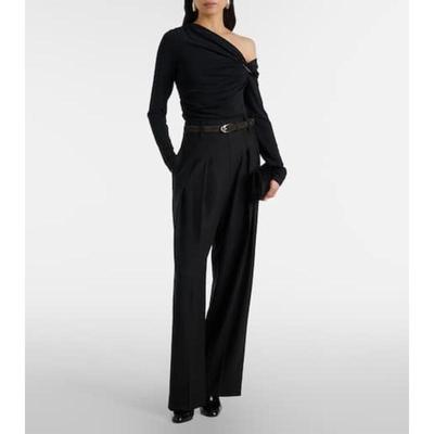 Veronica Beard 女士 上衣 Lozea 不对称褶皱针织上衣