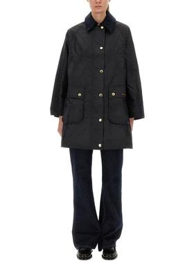 Barbour 女士 FW25 夹克 長款 Beadnell 直筒下擺大衣