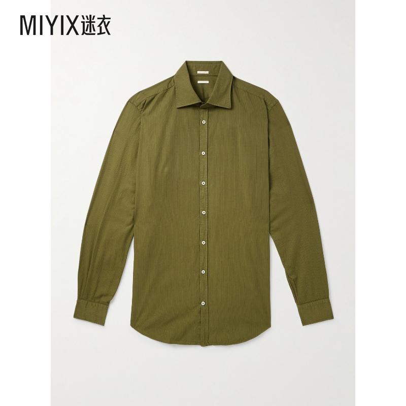 Massimo Alba 男款条纹棉质衬衫 迷衣时尚