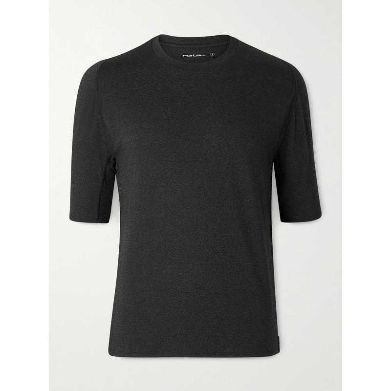 PORTAL 男士 SS26 T恤 漂流印花美利奴羊毛羊毛混纺针织T恤