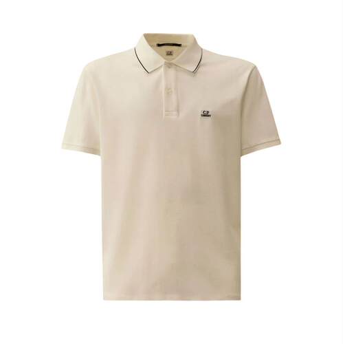 C.P. Company 男士 POLO衫 C.P. 公司弹力珠地短袖条纹领 Polo 衫