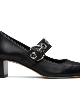 Aeyde 女士 高跟鞋 黑色 Lina Eyelet 玛丽珍鞋