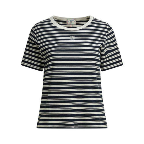 Ines De La Fressange Paris 女士 SS26 T恤 蓝色棉质