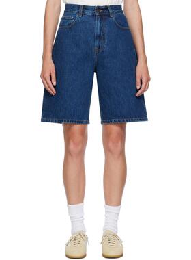 Carhartt WIP 卡哈特 女士 牛仔短裤 蓝色 Brandon