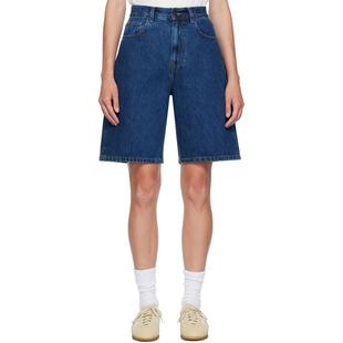 Carhartt WIP 卡哈特 女士 牛仔短裤 蓝色 Brandon