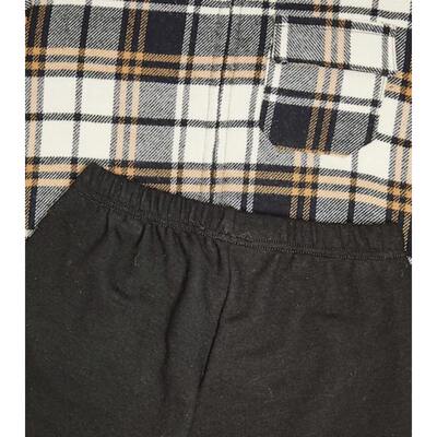 Il Gufo 婴儿 运动长裤 sweatpants 格纹带帽套装童装