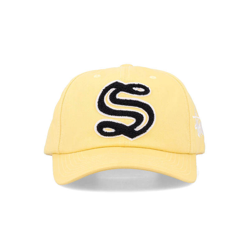 St&uuml;ssy 斯图西 男士 FW25 棒球帽 St&uuml;ssy S 绳绒织棉帽子