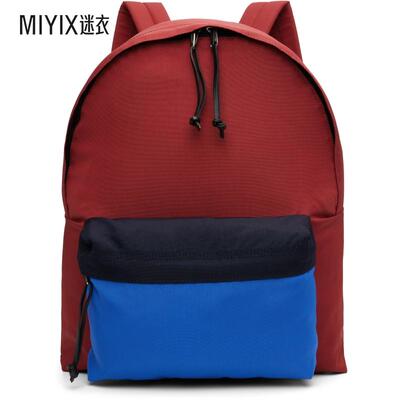 Auralee 男款红色 & 蓝色 AETA 联名双肩包 迷衣时尚