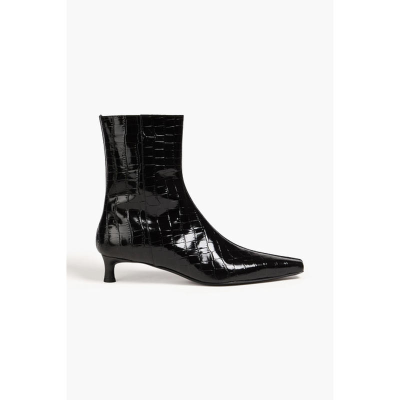 By Malene Birger 女士 短靴 Micella 鳄鱼纹皮质短靴