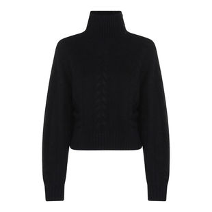 FW25 女士 针织衫 GINA NOT 黑色羊绒针织衫 SHY