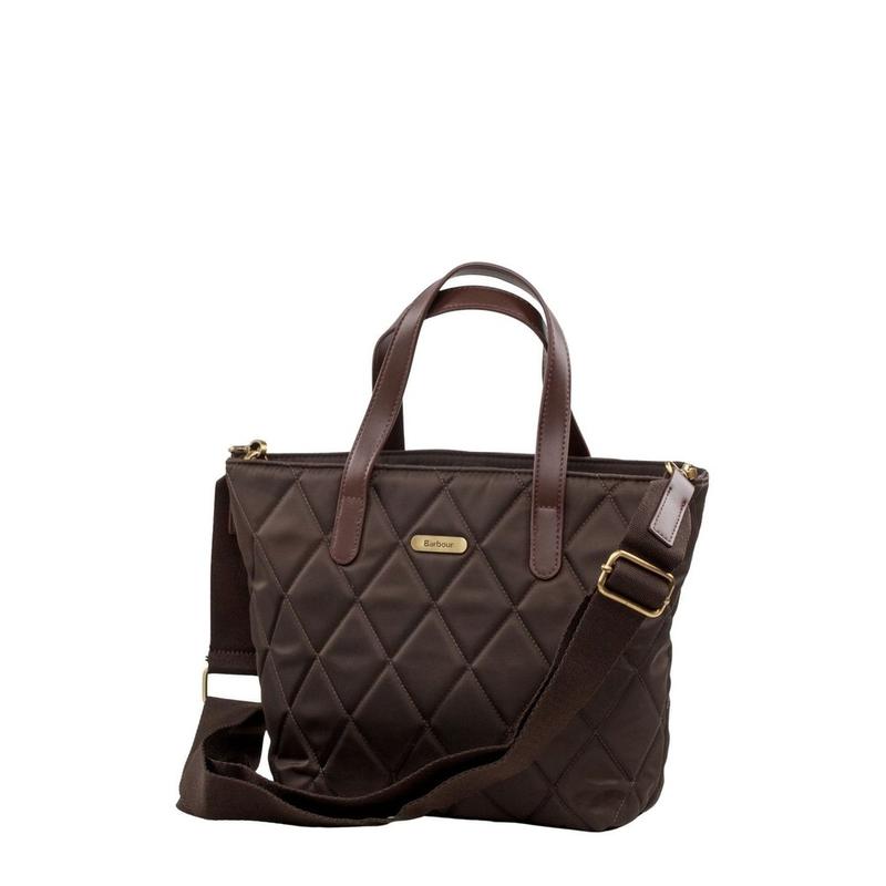 Barbour 女士 FW25 托特包 絎縫迷你手提包