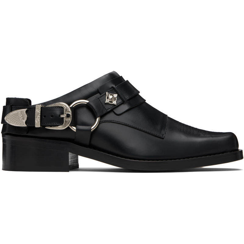 Toga 男士 穆勒鞋 黑色 Western Mule 穆勒鞋