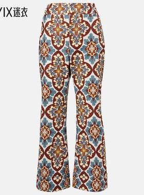 La DoubleJ 女款Hendrix 高腰棉质喇叭长裤 迷衣时尚