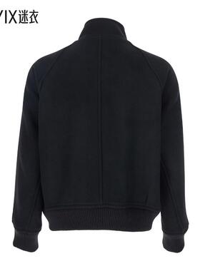 【秋冬新品】AFTER PRAY 'Regards' Closure 黑色前拉链羊毛混纺