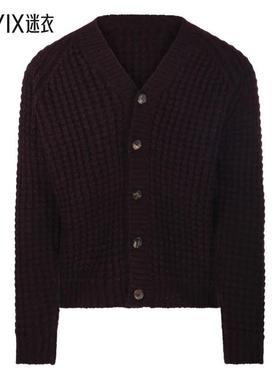 Roberto Collina 男款罗纹V领针织开衫 迷衣时尚