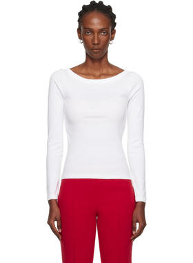 FLORE FLORE 女士 T恤 白色 Steffi 长袖 T 恤